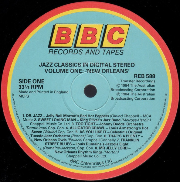 Various - New Orleans | BBC Records And Tapes (REB 588) - 3