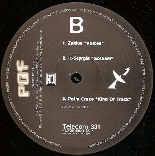 Various - Telecom 331 <Extension 1.0> | POF Music (458 0011 12) - 4