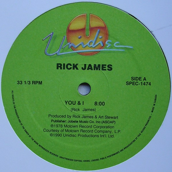 Rick James / T-Connection - You & I / Saturday Night / Let Yourself Go | Unidisc (SPEC-1474) - 2