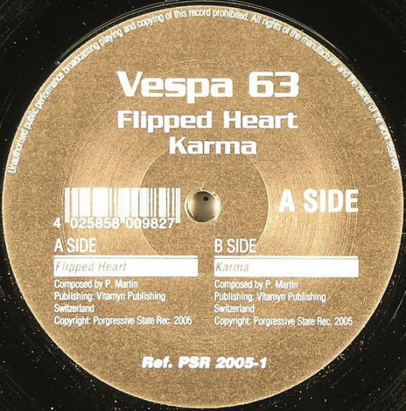 Vespa 63 - Flipped Heart / Karma | Progressive State Records (PSR) (PSR 2005-1)