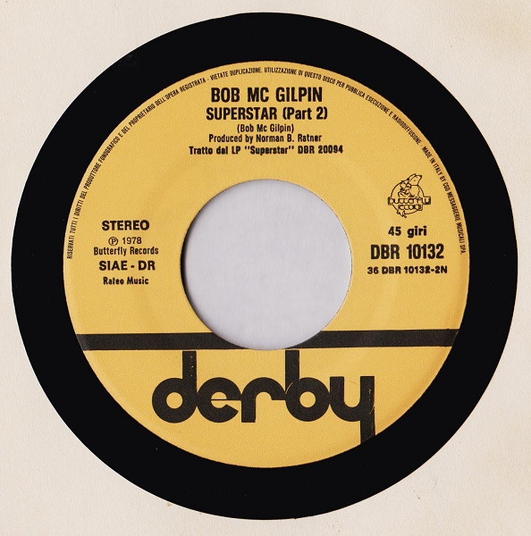 Bob McGilpin - Superstar Part 1-2 | Derby (DBR 10132) - 2