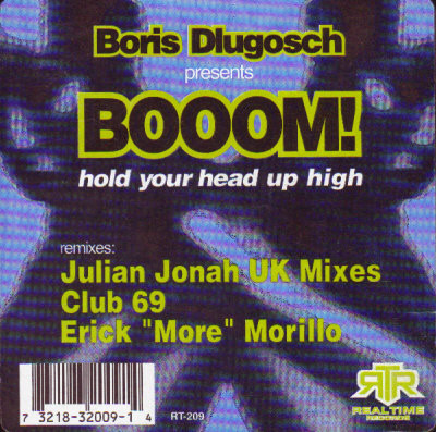Boris Dlugosch Presents Booom! - Hold Your Head Up High | Realtime Records (RT209)