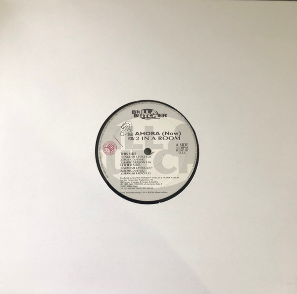 2 In A Room - Ahora (Now) | Bull & Butcher Recordings (BB 2087 MX) - main 2 In A Room - Ahora (Now) | Bull & Butcher Recordings (BB 2087 MX) - main