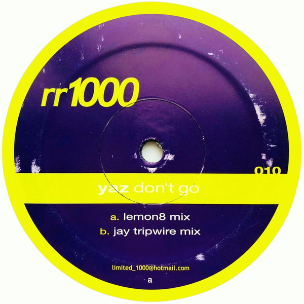 Yazoo - Don't Go | rr1000 (010) - 2
