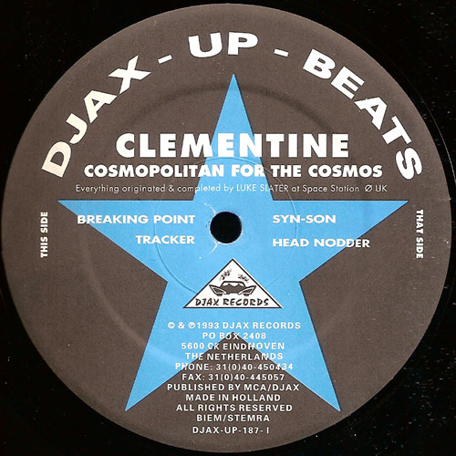 Clementine - Cosmopolitan For The Cosmos | Djax-Up-Beats (DJAX-UP-187) - 3