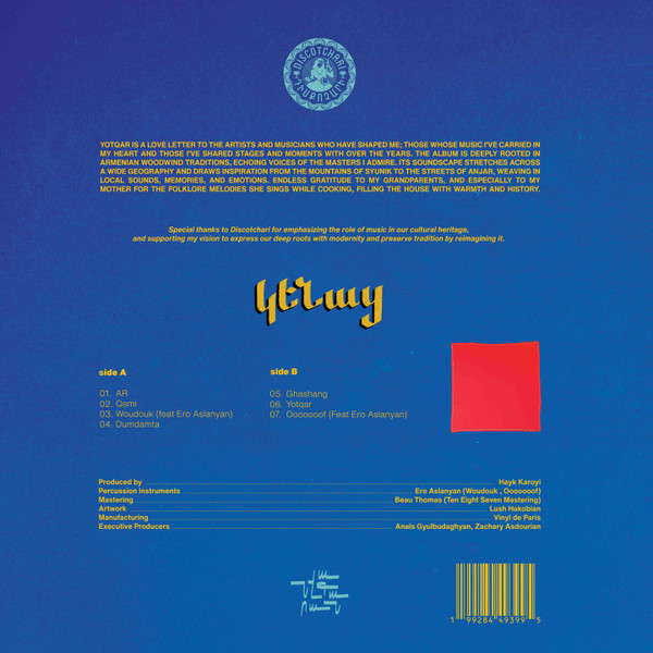 Hayk Karoyi - Yotqar | Discotchari (DSC003) - 2
