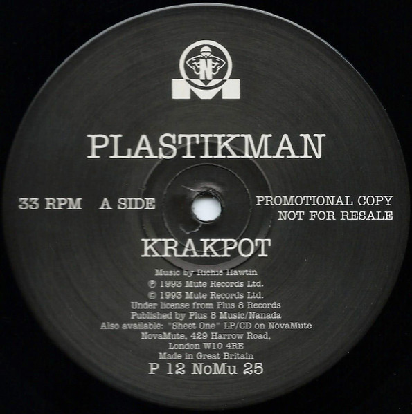 Plastikman - Krakpot / Elektrostatik | NovaMute (P12 NoMu 25) - 3