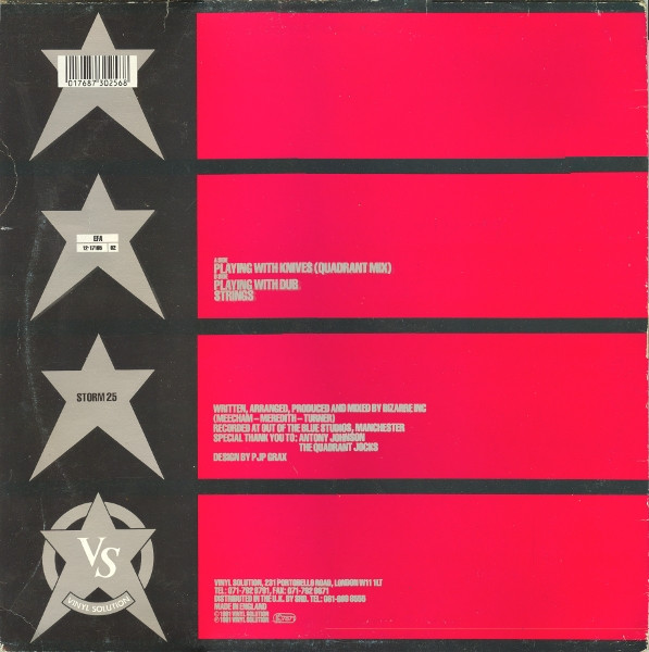 Bizarre Inc - Playing With Knives | Vinyl Solution (STORM 25) - 2