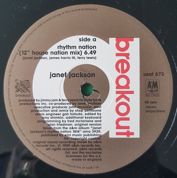 Janet Jackson - Rhythm Nation | Breakout (USAT 673) - 3