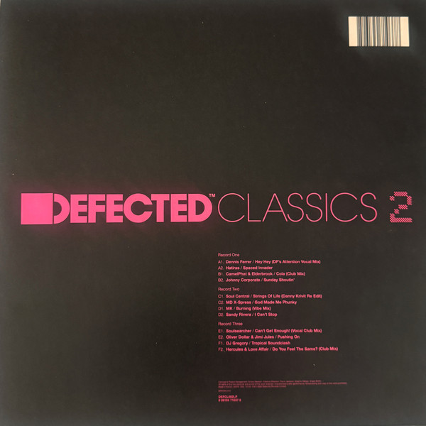Various - Defected Classics 2 | Defected (DEFCL002LP) - 2 Various - Defected Classics 2 | Defected (DEFCL002LP) - 2