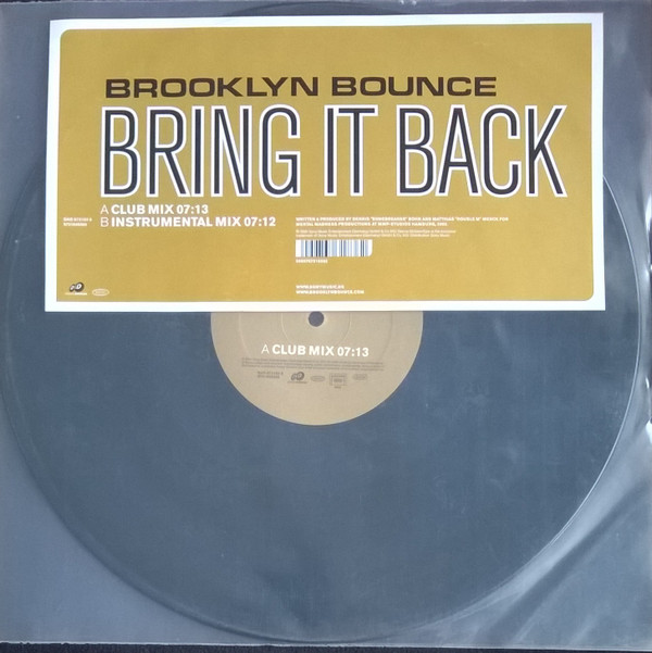 Brooklyn Bounce - Bring It Back | Dance Division (DAD 673183 6) Brooklyn Bounce - Bring It Back | Dance Division (DAD 673183 6)