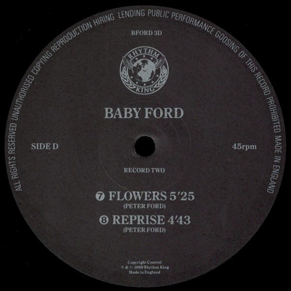 Baby Ford - Ford Trax | Rhythm King (BFORD 3) - 6
