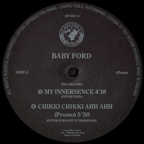 Baby Ford - Ford Trax | Rhythm King (BFORD 3) - 5