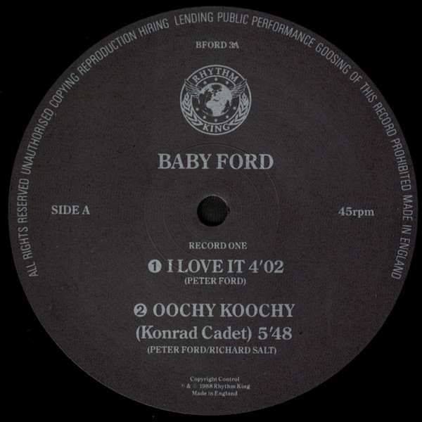 Baby Ford - Ford Trax | Rhythm King (BFORD 3) - 3