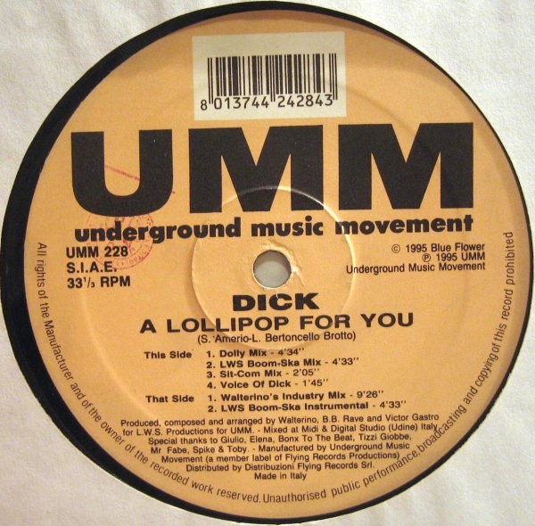 Dick - A Lollipop For You | UMM (UMM 228) - 4