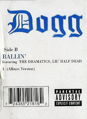 Snoop Dogg - Beautiful / Ballin' | Priority Records (7243 5 52181 6 2) - 4