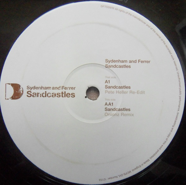 Jerome Sydenham & Dennis Ferrer - Sandcastles (Remixes) | Defected (DFTD097R) - 4
