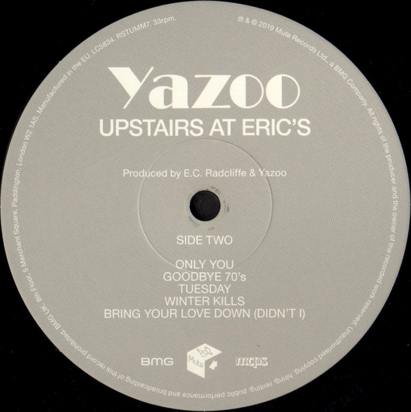 Yazoo - Upstairs At Eric's | Mute (RSTUMM7) - 3
