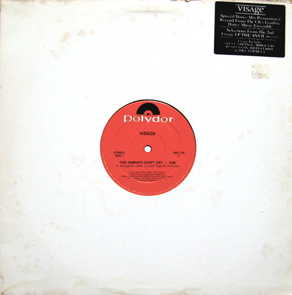 Visage - The Damned Don't Cry | Polydor (PRO 178) Visage - The Damned Don't Cry | Polydor (PRO 178)