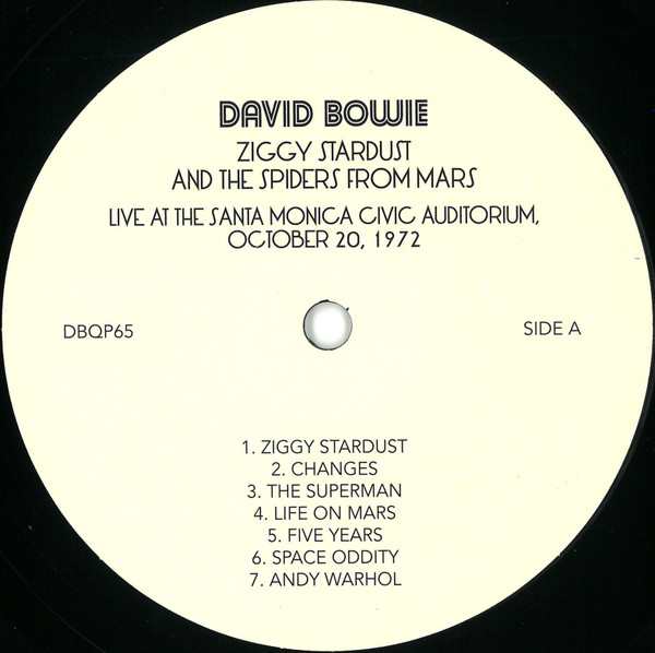 David Bowie - Ziggy Stardust And The Spiders From Mars Live At The Santa Monica Civic Auditorium | DBQP (DBQP65) - 3
