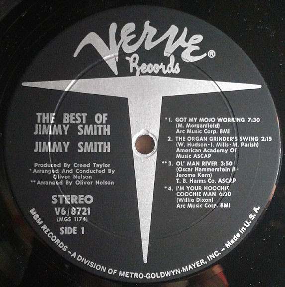 Jimmy Smith - The Best Of Jimmy Smith | Verve Records (V6-8721) - 2 Jimmy Smith - The Best Of Jimmy Smith | Verve Records (V6-8721) - 2