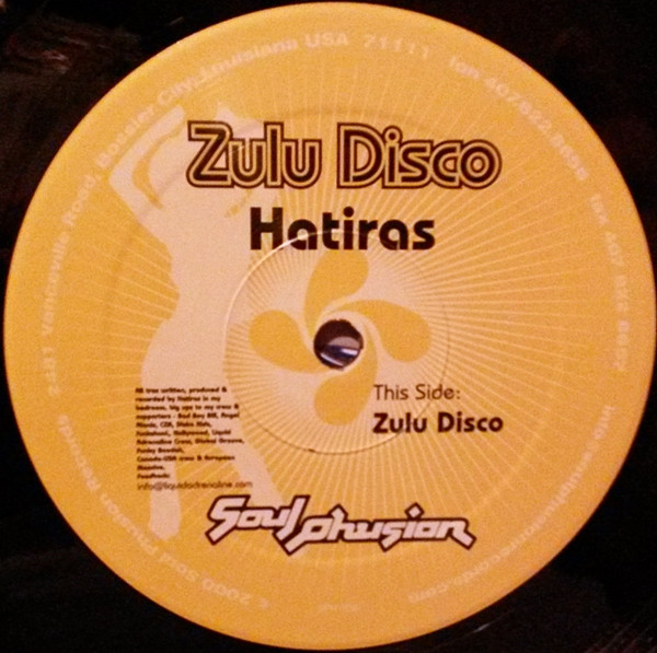 Hatiras - Zulu Disco | Soul Phusion Records (SPR-009) - 3