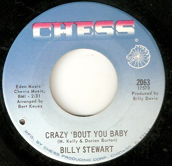 Billy Stewart - I'm In Love (Oh, Yes I Am) / Crazy 'Bout You Baby | Chess (2063) - 2