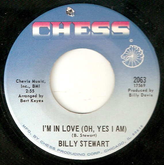 Billy Stewart - I'm In Love (Oh, Yes I Am) / Crazy 'Bout You Baby | Chess (2063) - main