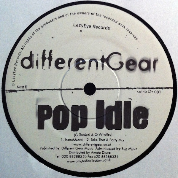 Different Gear - Pop Idle | LazyEye Records (LZY 001)