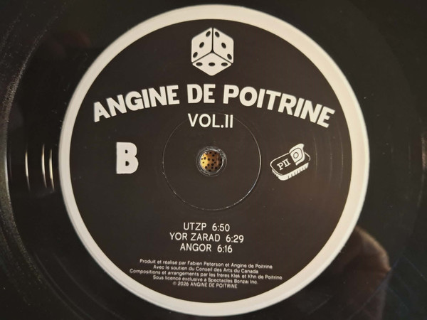 Angine De Poitrine - Vol. 2 (Édition limitée - Deuxième pressage) [Vinyl] | Spectacles Bonzaï (AP-02) - 4