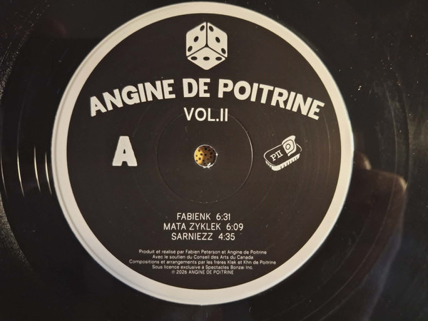 Angine De Poitrine - Vol. 2 (Édition limitée - Deuxième pressage) [Vinyl] | Spectacles Bonzaï (AP-02) - 5