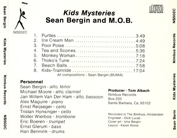 Sean Bergin And M.O.B. - Kids Mysteries | Nimbus West Records (NS502C) - 2