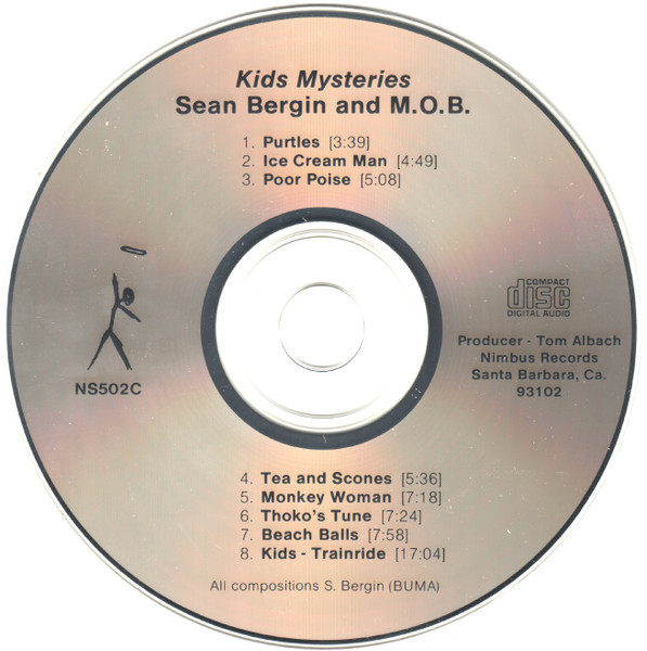 Sean Bergin And M.O.B. - Kids Mysteries | Nimbus West Records (NS502C) - 3