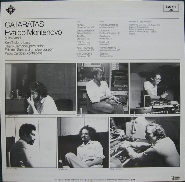 Evaldo Montenovo - Cataratas | Telefunken (6.23713 AS) - 2