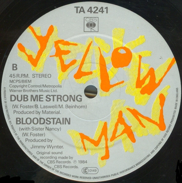 Yellowman - Strong Me Strong | CBS (TA 4241) - 4