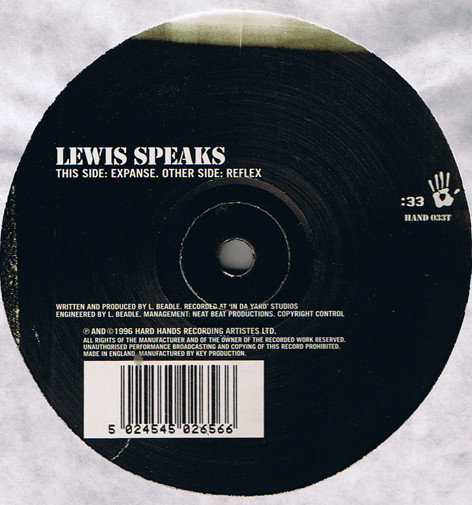 Lewis Speaks - Reflex / Expanse | Hard Hands (HAND 033T)