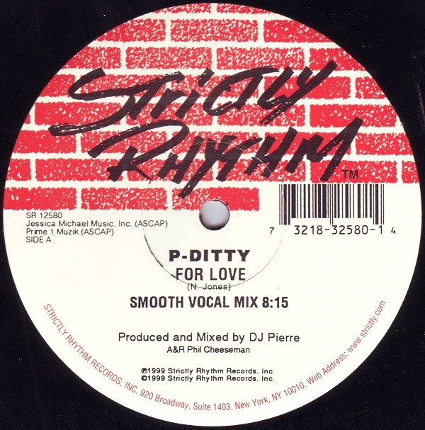 P-Ditty - For Love | Strictly Rhythm (SR 12580)