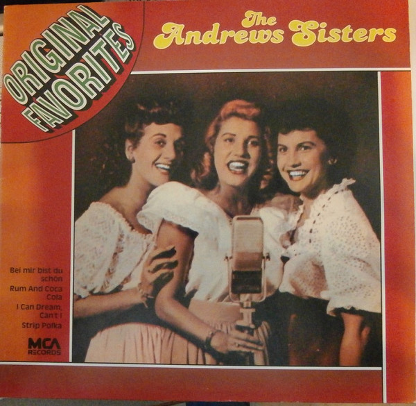 The Andrews Sisters - Original Favourites | MCA Records (202 943)
