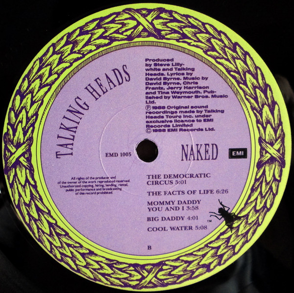 Talking Heads - Naked | EMI (EMD 1005) - 4 Talking Heads - Naked | EMI (EMD 1005) - 4