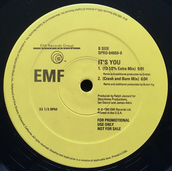 EMF - It's You | EMI Records USA (SPRO-04669) - 3