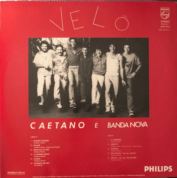 Caetano Veloso - Velô | Philips (824 024-1) - 2