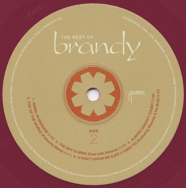 Brandy - The Best Of Brandy | Atlantic (RCV1 74647) - 3