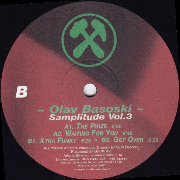 Olav Basoski - Samplitude Vol.3 | Work Records (WORK 37) - main
