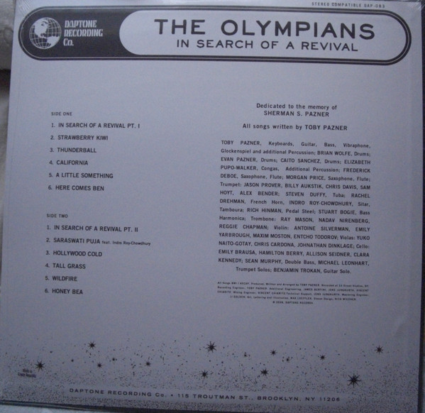 The Olympians - In Search Of A Revival | Daptone Records (DAP-083) - 4