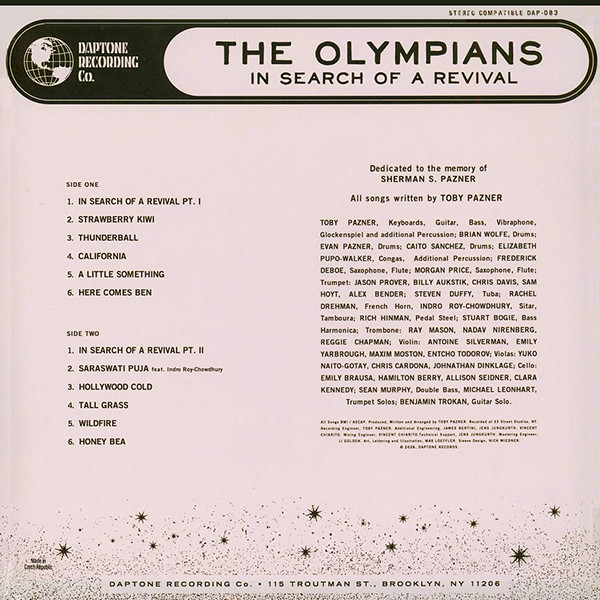 The Olympians - In Search Of A Revival | Daptone Records (DAP-083) - 2