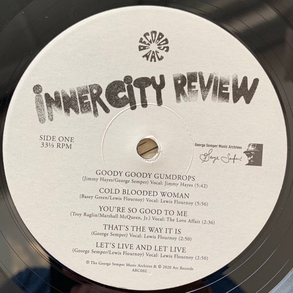 Various - Inner City Review | Arc Records (ARC002) - 4