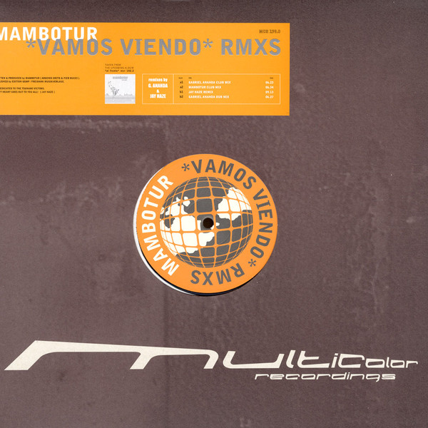 Mambotur - Vamos Viendo Rmxs | Multicolor Recordings (MCR 139.0)