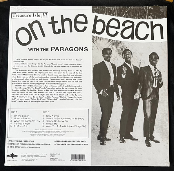 The Paragons - On The Beach (With The Paragons) | Charly Records (CHARLY773LP) - 2