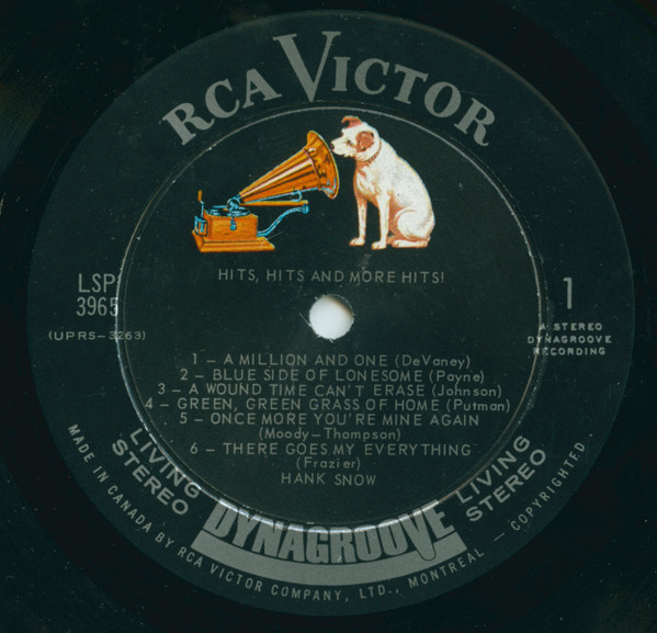 Hank Snow - Hits, Hits & More Hits | RCA Victor (LSP-3965) - 3 Hank Snow - Hits, Hits & More Hits | RCA Victor (LSP-3965) - 3
