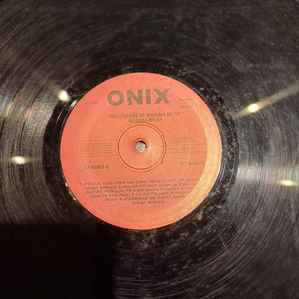 Maxima Mejia - Los Grandes Éxitos De Maxima Mejia | Onix (LP 50097) - 4 Maxima Mejia - Los Grandes Éxitos De Maxima Mejia | Onix (LP 50097) - 4